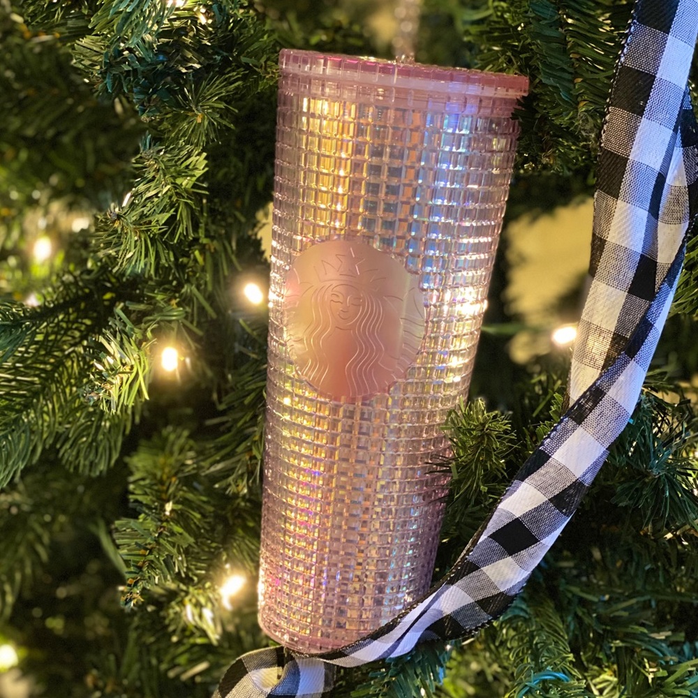 Pink Holiday 2020 Grid Tumbler from Starbucks